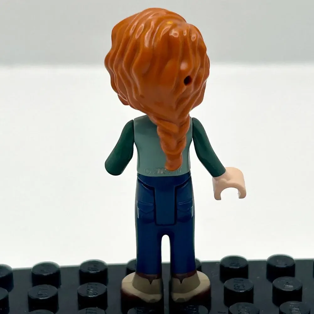 Lego New Friends Autumn Sand Green Sweater Vest Dark Blue Trousers Minifigure